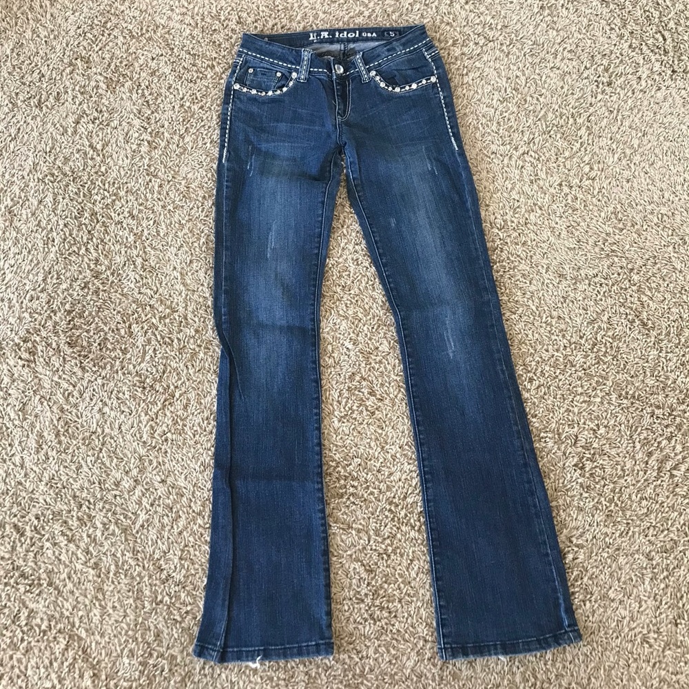 LA idol embellished jeans